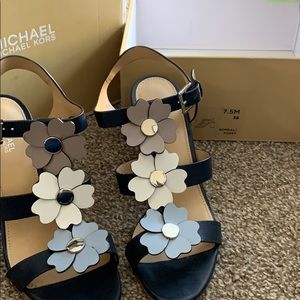 Michael Kors Kit Leather Sandal